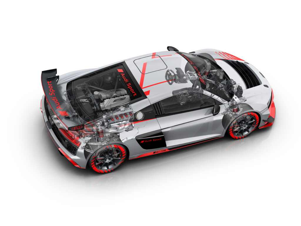 R8 GT4 Technik hinten links comp